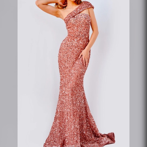 Jovani Dresses & Skirts - Jovani copper formal dress, prom dress or evening gown